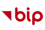 Logo Biuletynu Informacji Publicznej. Napis BIP na biało-czerwonej fladze