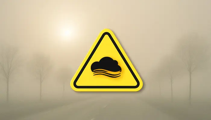 Ilustracja alertu pogodowego: upały