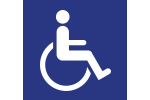 Ikona osoby na wózku – deklaracja dostępności
